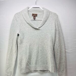 Fenn Wright Manson Light Gray Cowl Neck Sweater